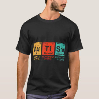 Autism Inslag Periodic Bord Awareness Asd Manar T Shirt
