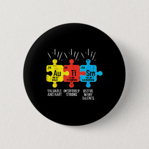 Autism Inslag Periodic Bord Awareness Asd Manar W Knapp