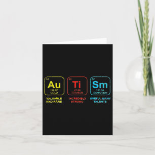Autism Inslag Periodic Bord Awareness Asd Manar W Kort