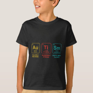 Autism Inslag Periodic Bord Awareness Asd Manar W T Shirt