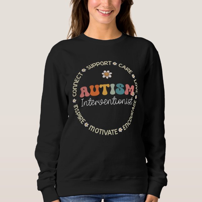 Autism Interventionist Appreciation Week Back to S T Shirt (Framsida)