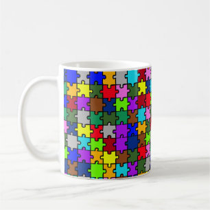 Autism jigszawa kaffemugg