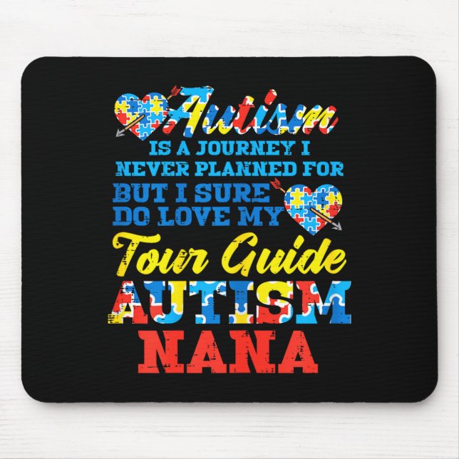 Autism Journey Never Planned Tour Guide Nana Grand Musmatta (Framsidan)