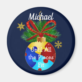 Autism Jul Bauble Magnet