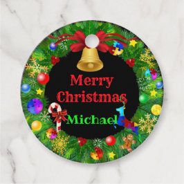 Autism Julfrö Gåvor Etiketter