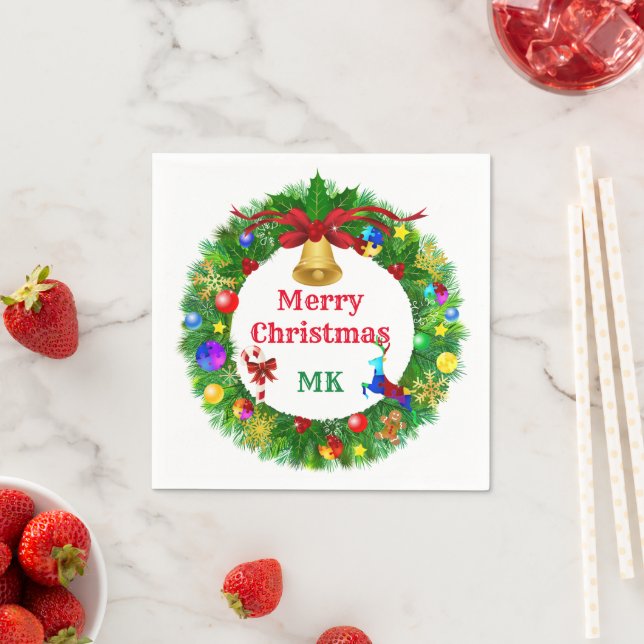 Autism Julfrö Pappersservett (Insitu)