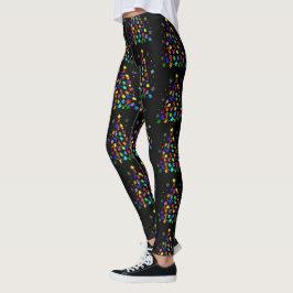 Autism Julgran Leggings