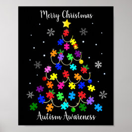 Autism Julgran Poster