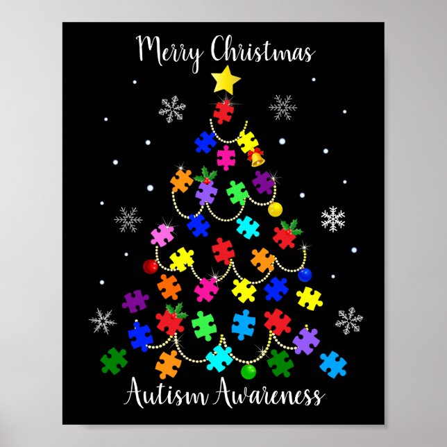 Autism Julgran Poster (Framsidan)
