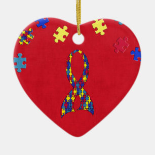 Autism Julgransprydnad Keramik