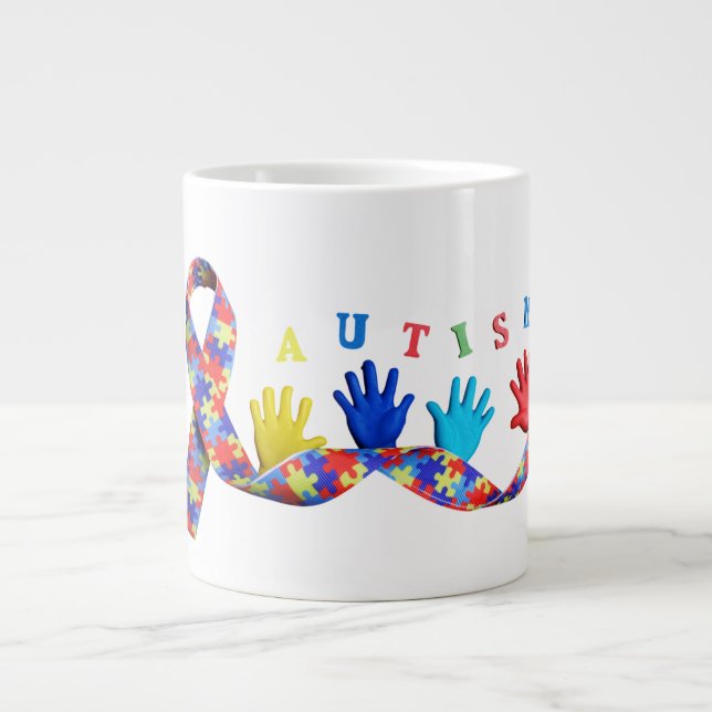 Autism Jumbo Mugg (Framsidan)