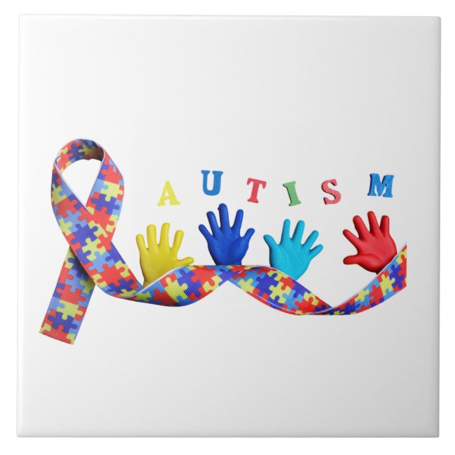 Autism Kakelplatta (Framsidan)