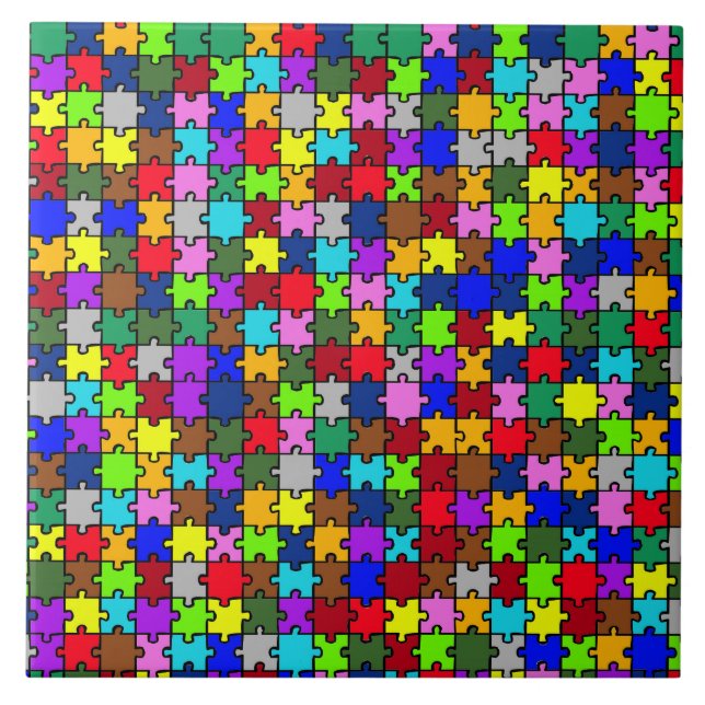 Autism Kakelplatta (Framsidan)