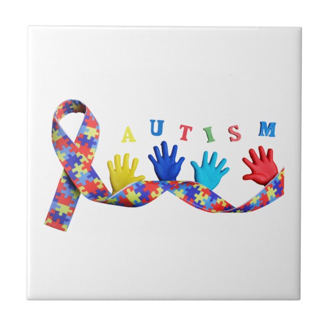 Autism Kakelplatta (Framsidan)