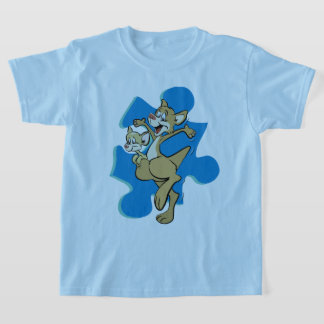Autism Kangaroo och Joey T Shirt