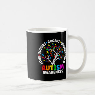 Autism Kärlek accepterar Autistic Autism Awarene Kaffemugg