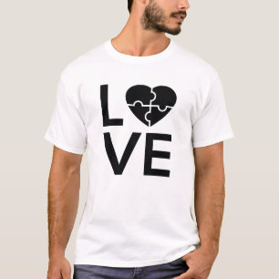 Autism Kärlek T Shirt