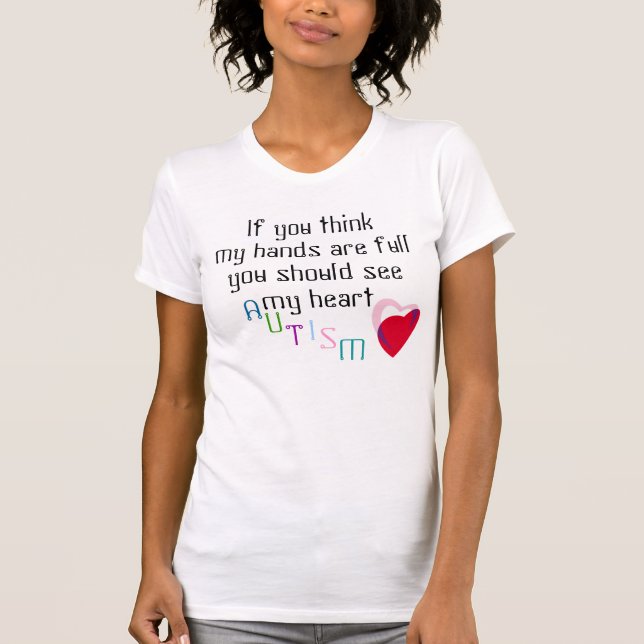 Autism-Kärlek Tee (Framsida)