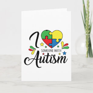 Autism Kärlekstryck Kort