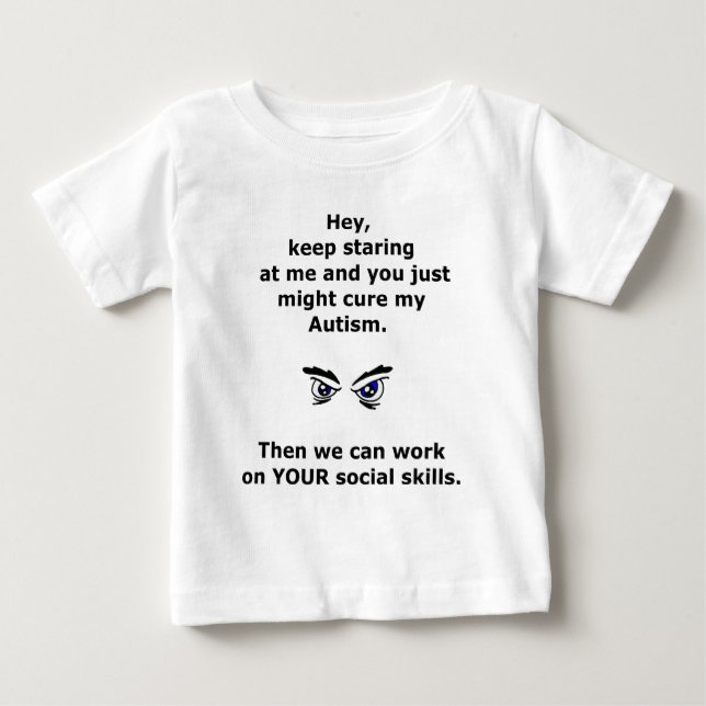 Autism/KeepStaring Tee Shirt (Framsida)