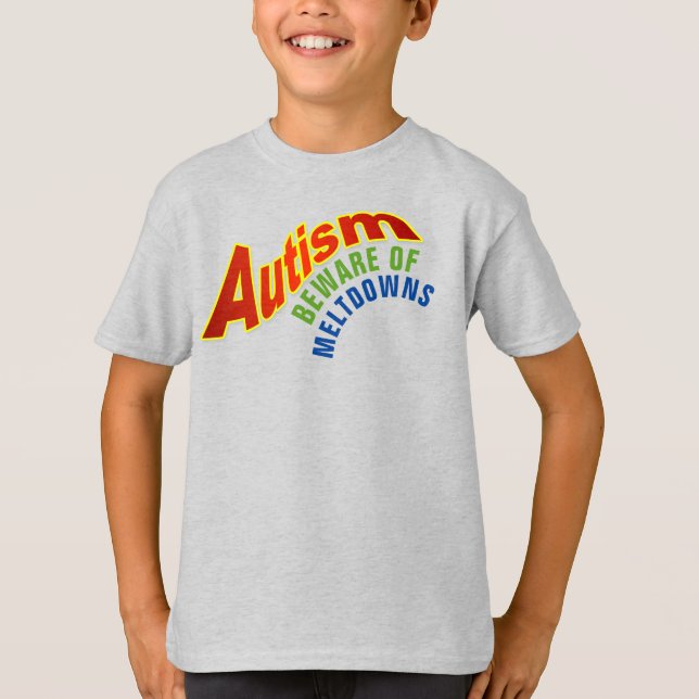 Autism Kids grundläggande T-Shirt (Framsida)