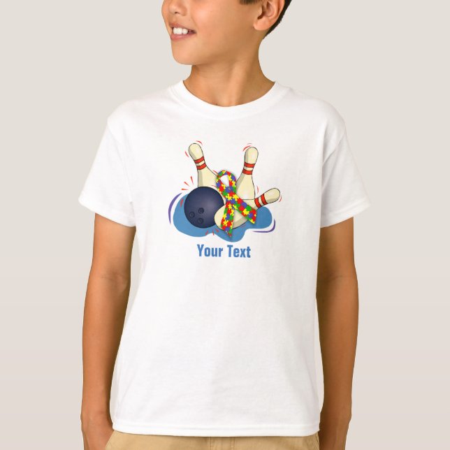 `Autism Kids' Tagless ComfortSoft® T-Shirt (Framsida)