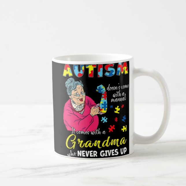 Autism Komar inte med en manuell mormor som Kaffemugg (Höger)