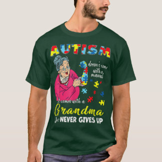 Autism Komar inte med en manuell mormor som T Shirt