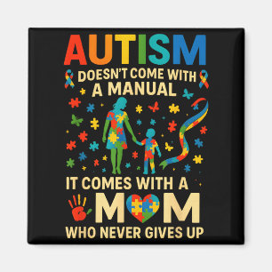 Autism kommer inte med en manual autism medvetenhe magnet