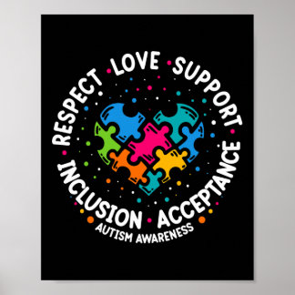 Autism Kvinnor i Manar respekterar Kärlek Support  Poster