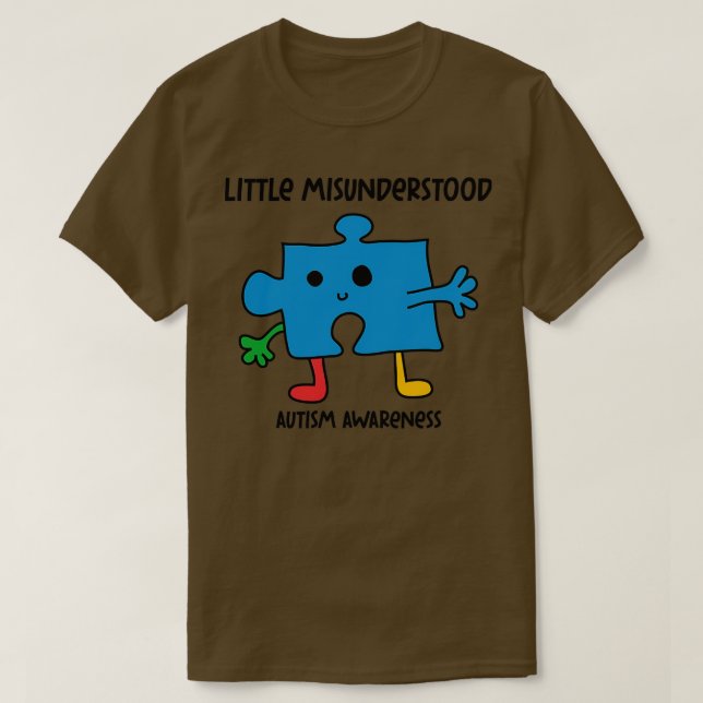 Autism Liten missuppfattning 2 T Shirt (Design framsida)