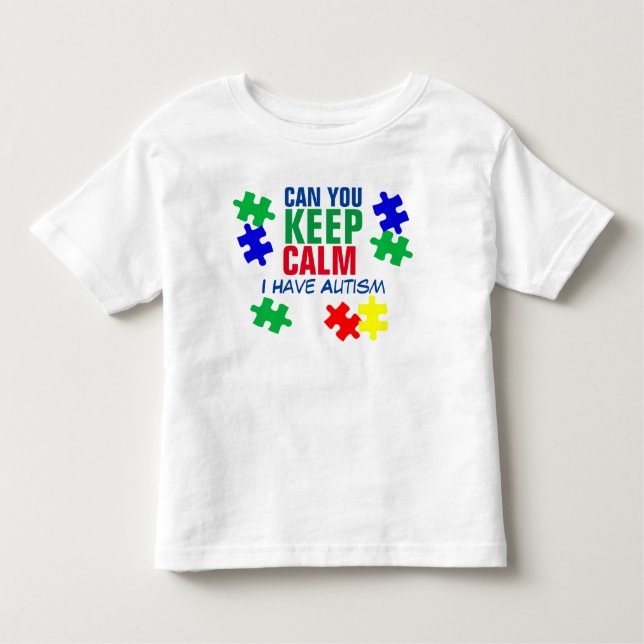 Autism Lugn# _ Småbarn Bra Jersey T-Shirt (Framsida)