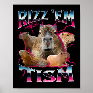 Autism Lusnyj Rizz Em med stimmemeautism C Poster