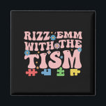 Autism Lusnyj Rizz Em med stimmemeautism Magnet<br><div class="desc">Autism Lusnyj Rizz Em med stimmemeautism</div>