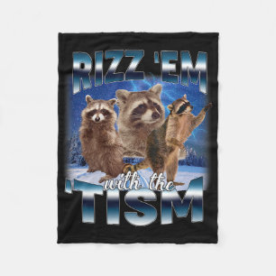 Autism Lusnyj Rizz Em med stimmemeautistisk R Fleecefilt