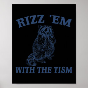 Autism Lusnyj Rizz Em med stimmemeautistisk R Poster
