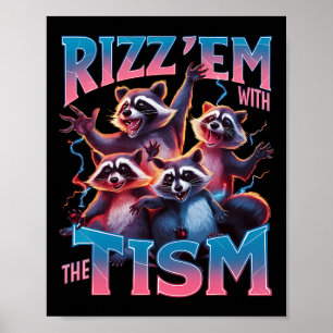 Autism Lusnyj Rizz Em med stimmemeautistisk R Poster