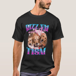 Autism Lusnyj Rizz Em med Tism Hund MemeAutist T Shirt
