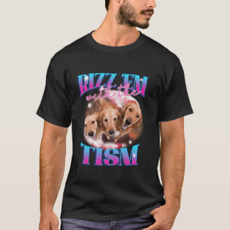 Autism Lusnyj Rizz Em med Tism Hund MemeAutist T Shirt