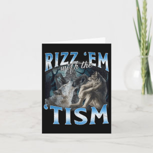 Autism Lusnyj Rizz Em med Tism Varg Memman Kort