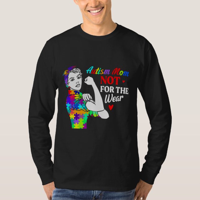 Autism Mamma är inte för svag T Shirt (Framsida)