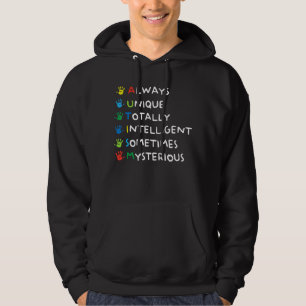 Autism Mamma Autism Awareness Autistic Boys Girls Hoodie