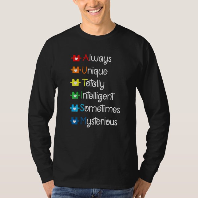 Autism Mamma Autism Awareness Autistic Boys Girls T Shirt (Framsida)
