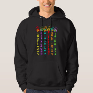 Autism Mamma Autism Awareness Autistic Kids Småbar Hoodie