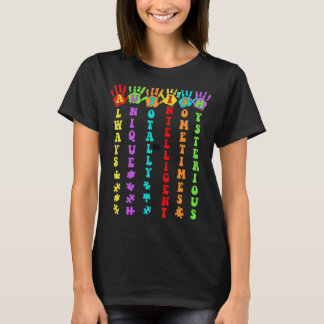 Autism Mamma Autism Awareness Autistic Kids Småbar T Shirt