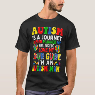 Autism Mamma Autism Medvetenhet Autism Är En Resa T Shirt