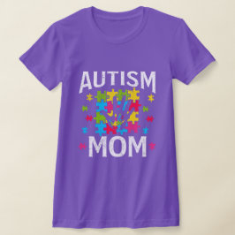 Autism Mamma - Autism Medvetenhet Present T Shirt