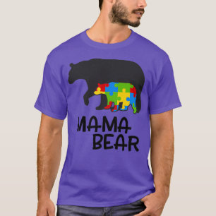 AUTISM MAMMA BEAR T SHIRT
