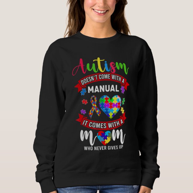 Autism Mamma Costume Women Autism Awareness Mamma  T Shirt (Framsida)