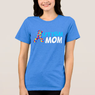 Autism Mamma Cute Blue Women T Shirt